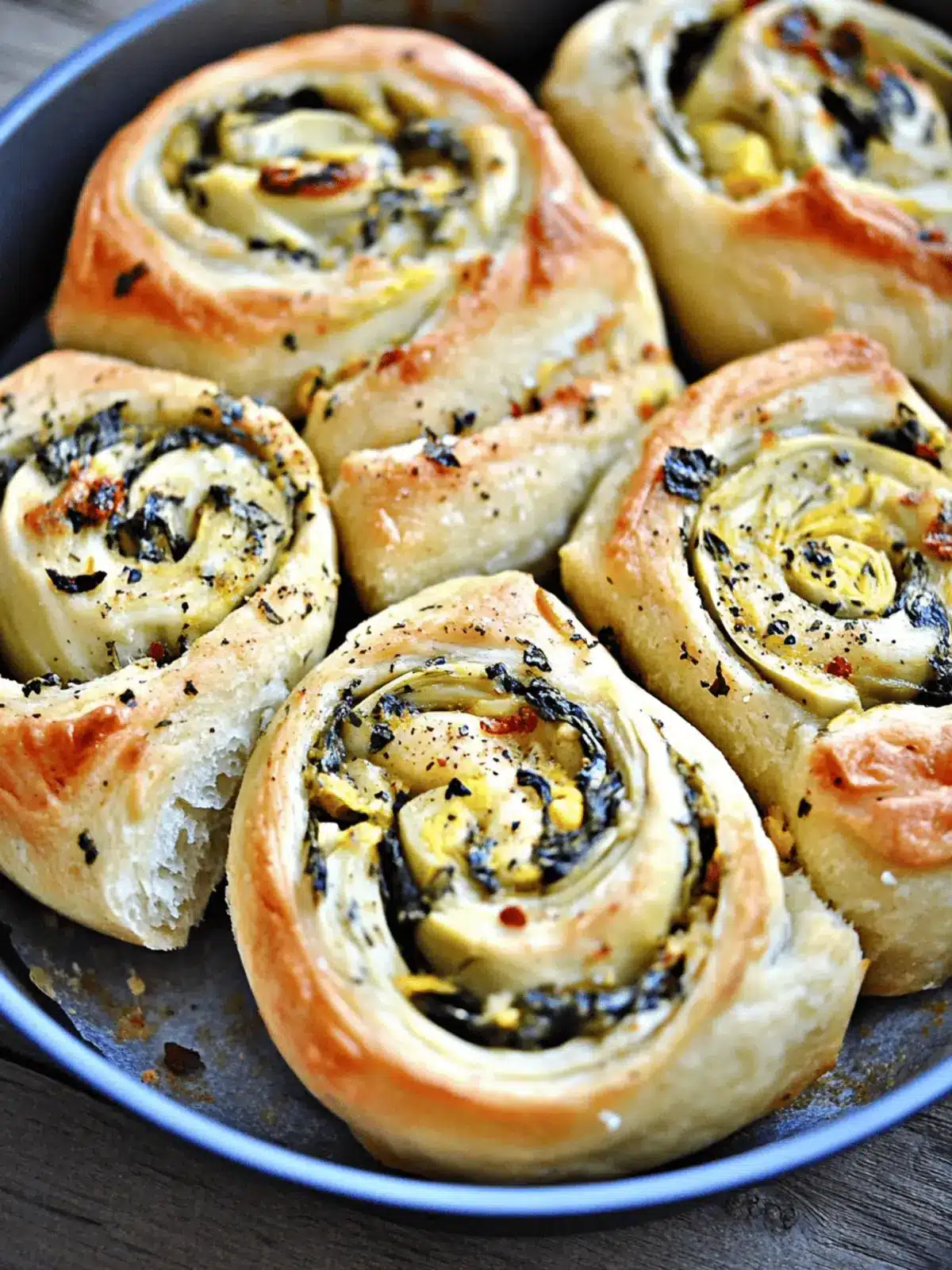 Vegan Savory Spinach and Artichoke Rolls You’ll Crave Every Day 4 Vegan Savory Spinach and Artichoke Rolls