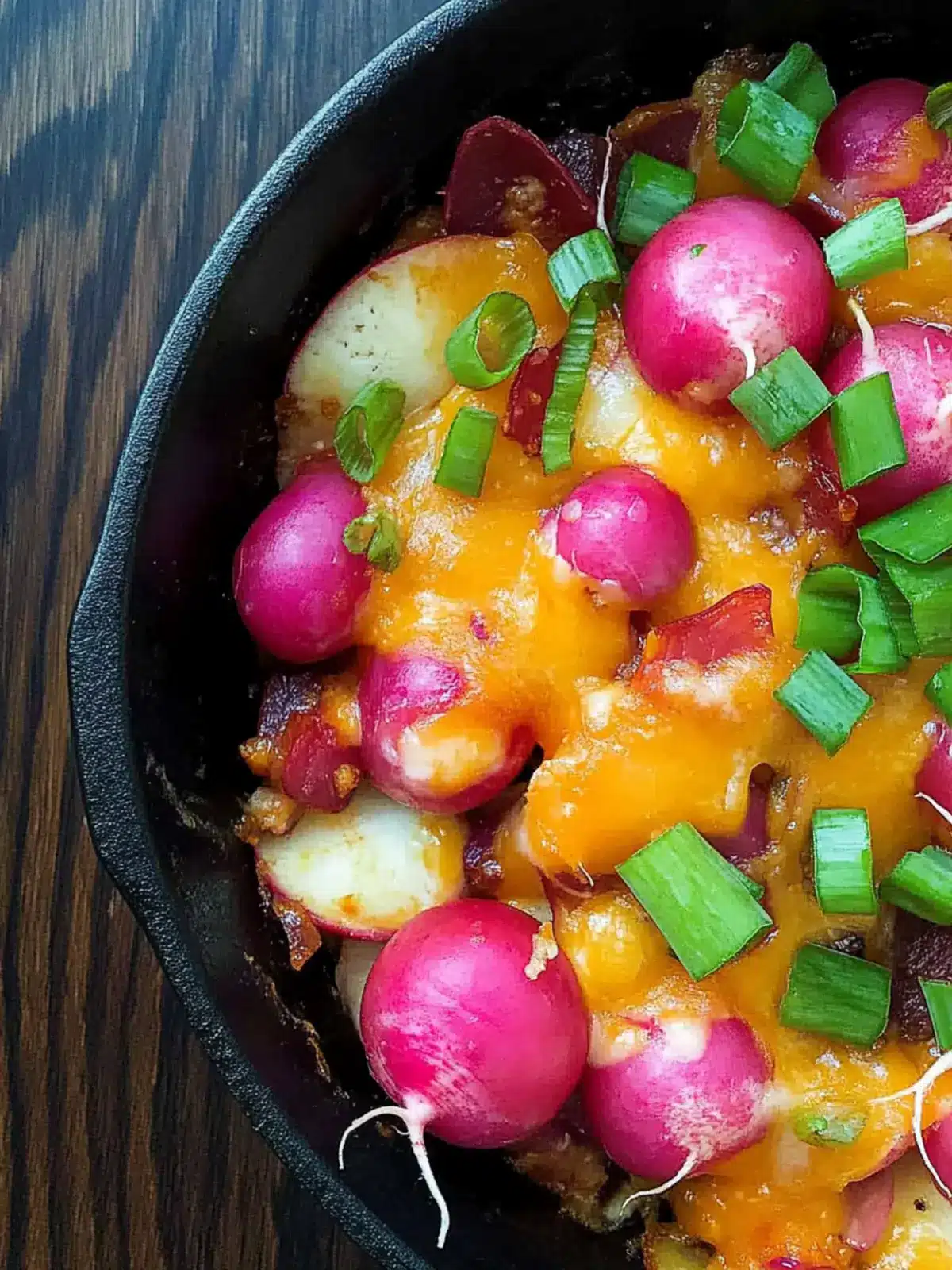 Loaded Radishes with Cheddar and Bacon: A Flavorful Twist 3 Loaded Radishes