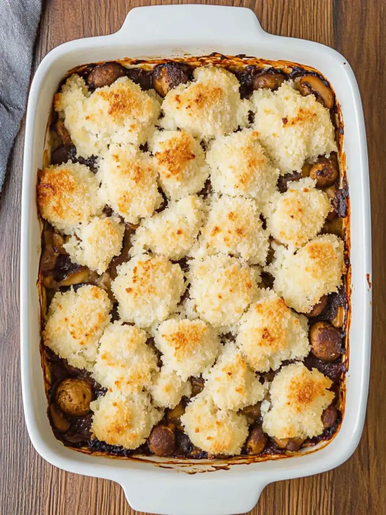 Stuffed Mushroom Casserole