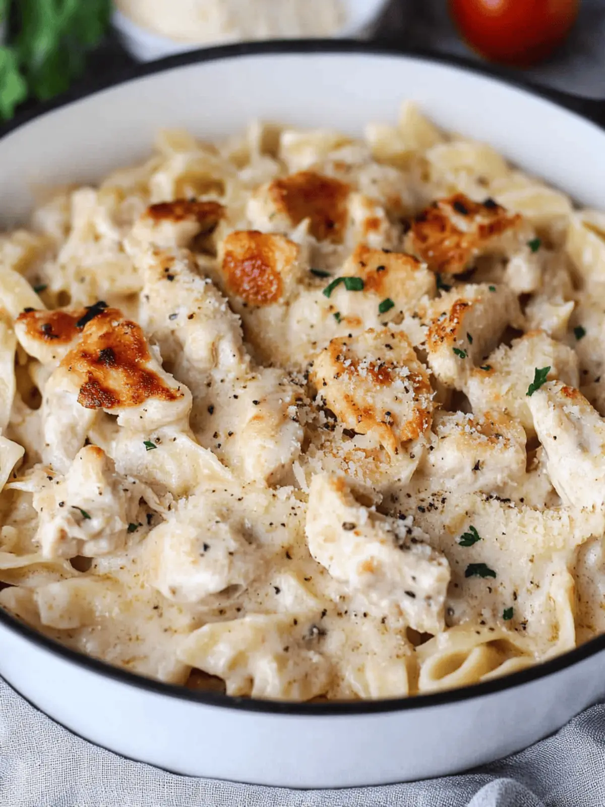 Chicken Garlic Parmesan Pasta