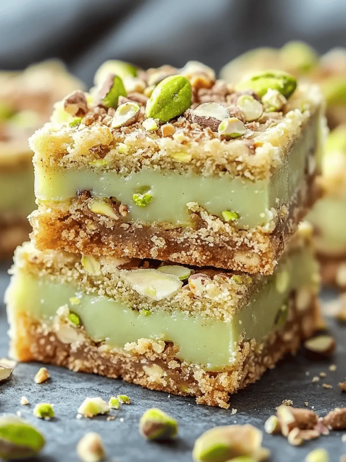 Pistachio Dream Cookie Bars: A Chewy Delight You’ll Love 4 Pistachio Dream Cookie Bars