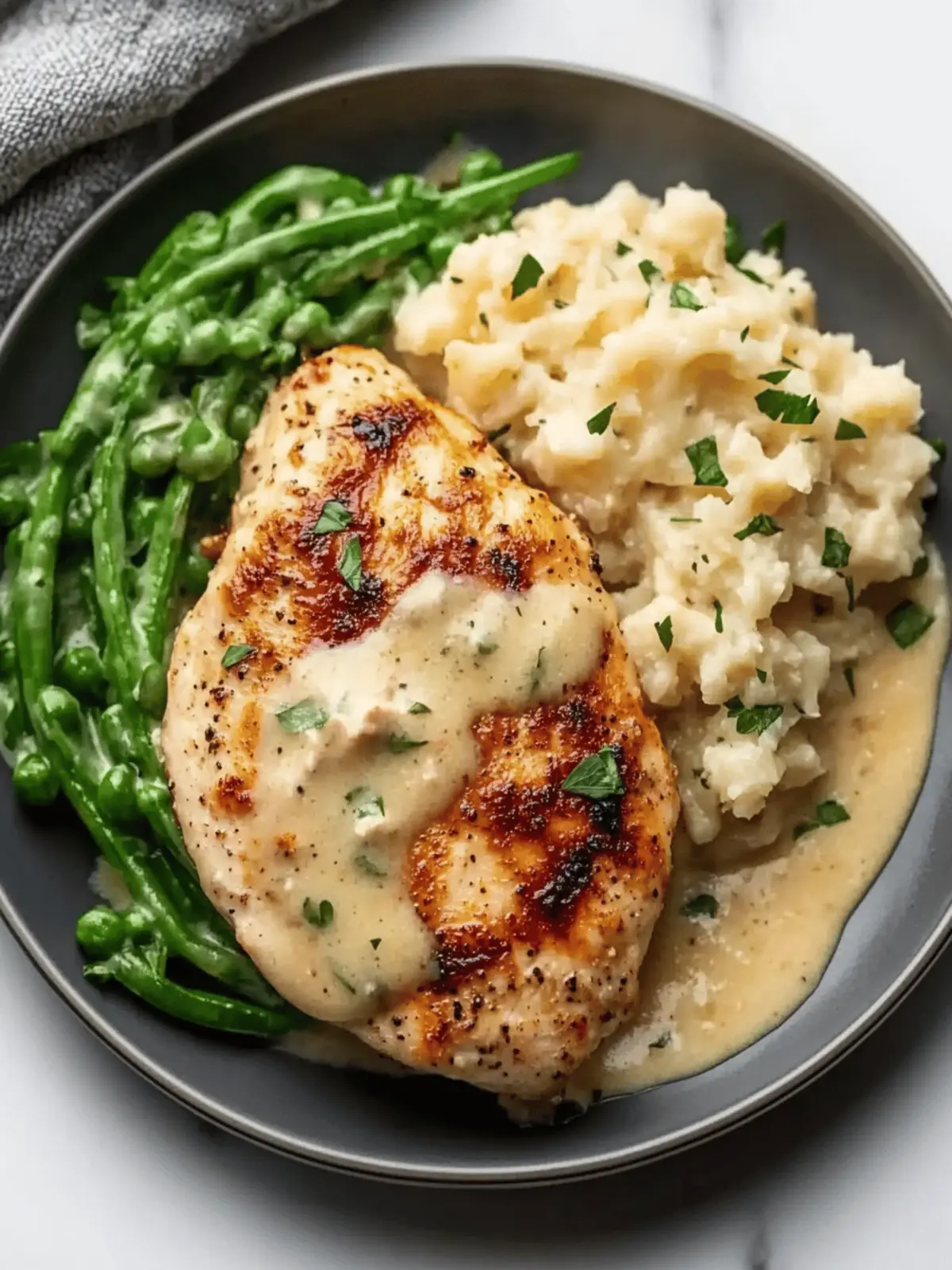 Creamy Garlic Parmesan Chicken Breast