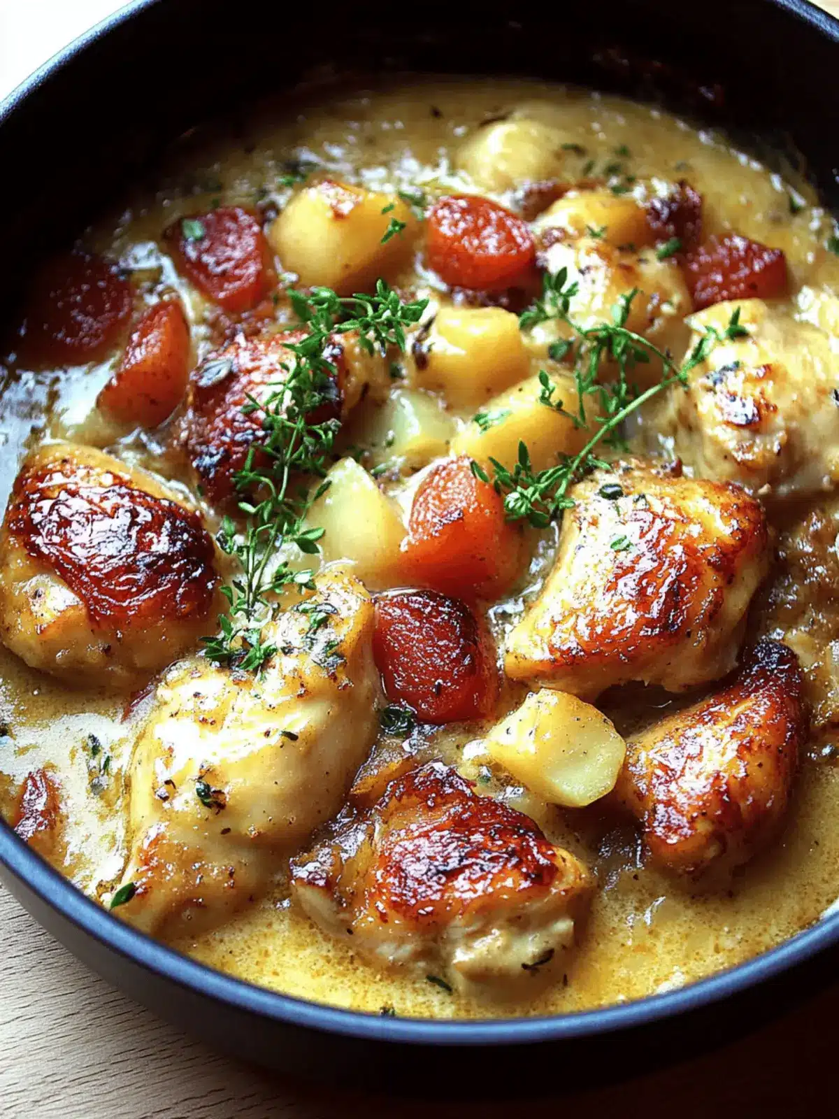 Creamy French Style Chicken Casserole