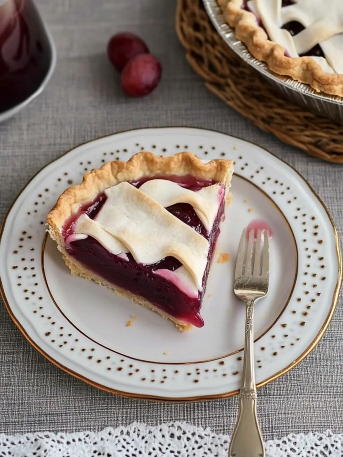 Grape Juice Pie