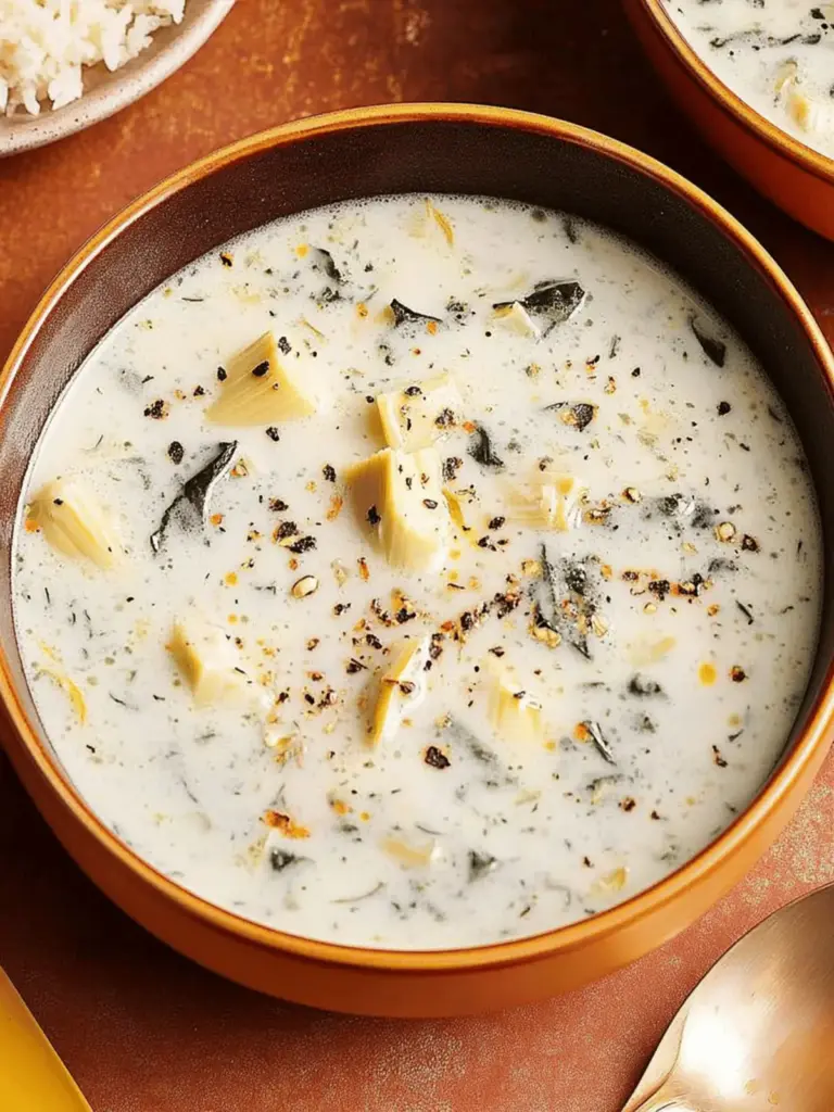 Spinach Artichoke Dip Soup