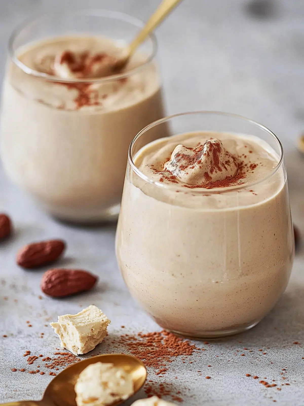 Peanut Butter Mousse with Aquafaba
