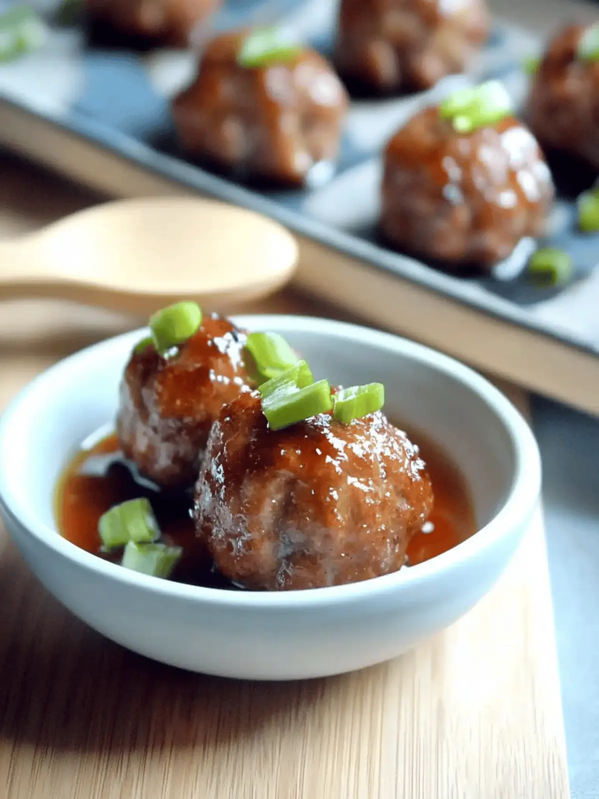 Deliciously Savory Asian Meatballs: Chinese Pork Meatballs Twist 2 Asian Meatballs: Chinese Pork Meatballs (Char Siew style)