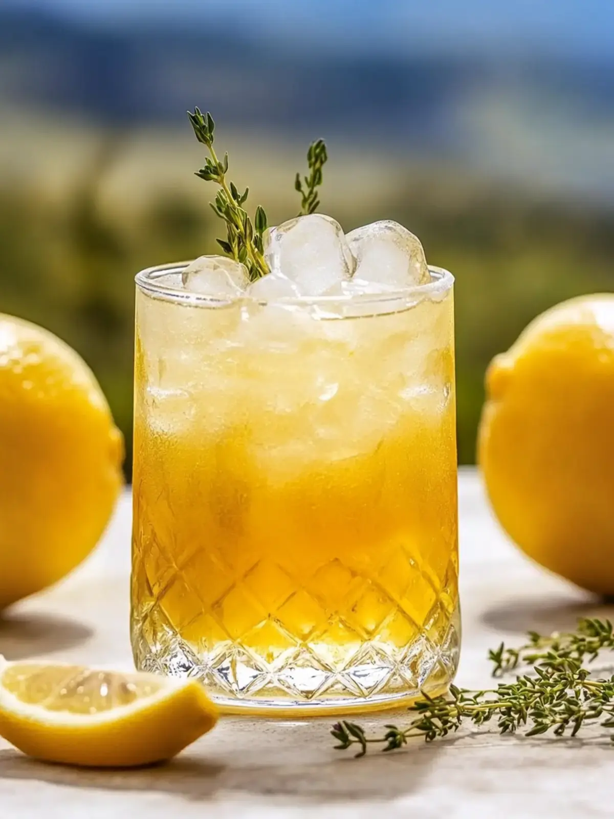 Honey Lemon Thyme Refresher