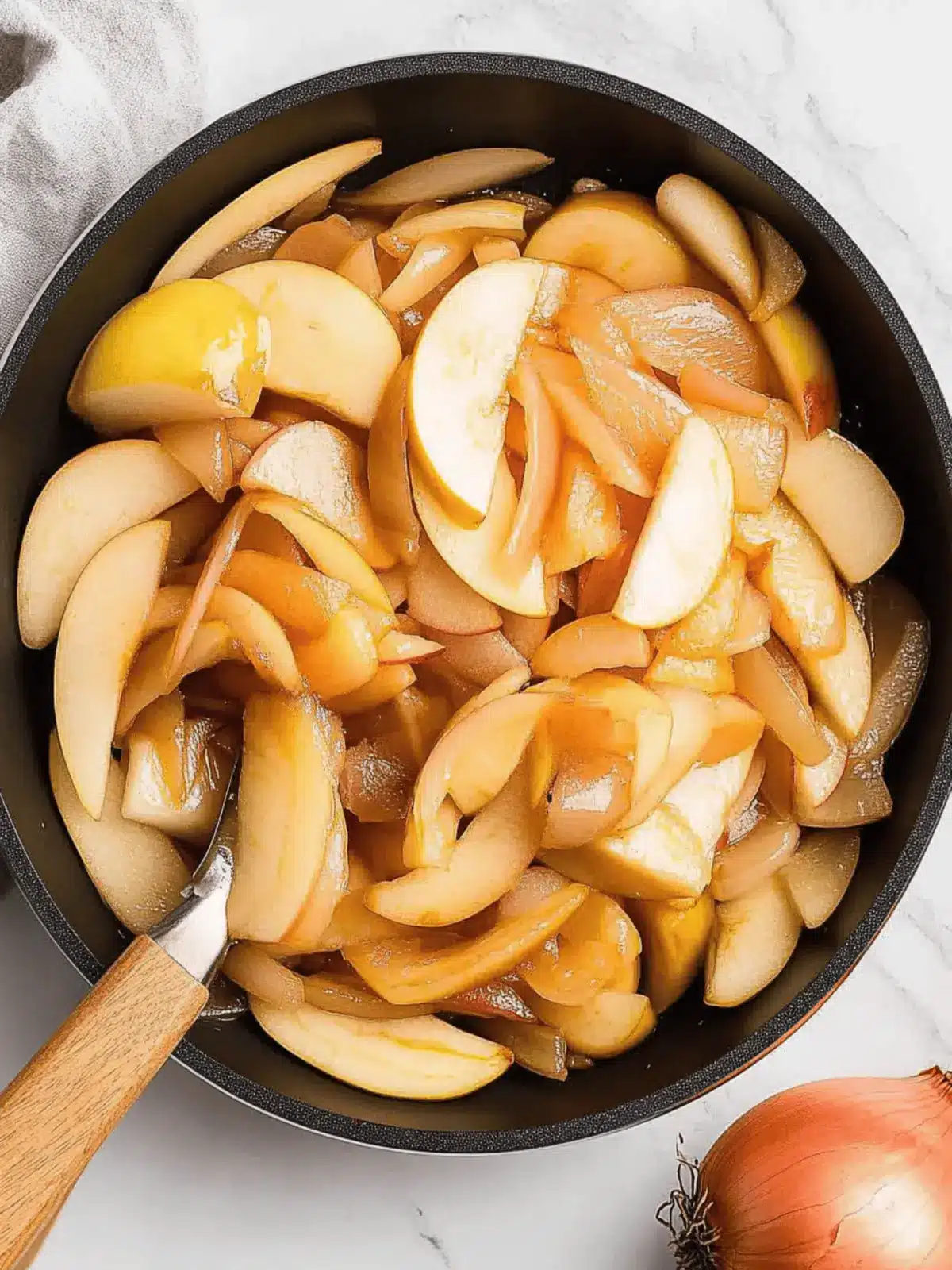 Fried Apples and Onions