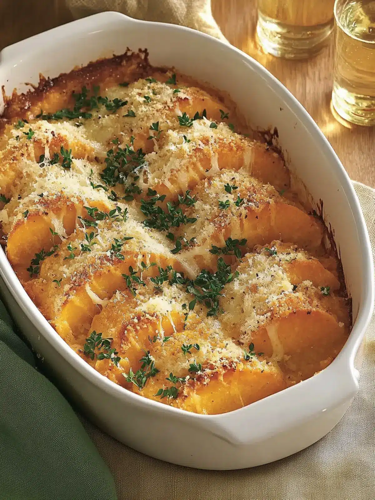 Parmesan-Butternut Squash Gratin
