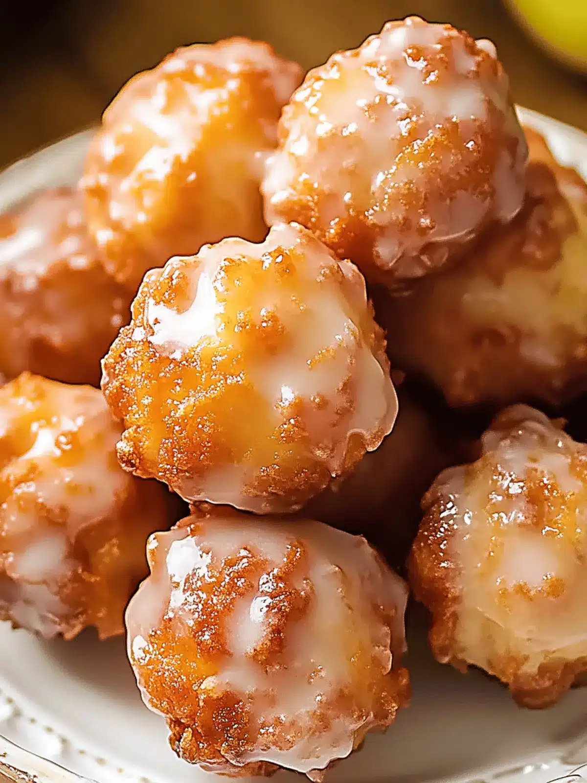 Apple Fritter Bites