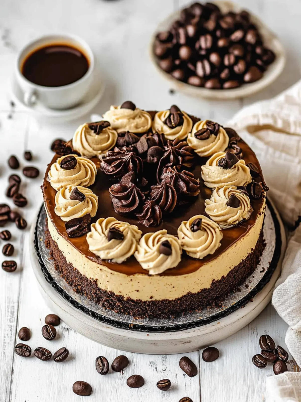 Indulge in Coffee Brownie Cheesecake for Ultimate Bliss 3 Coffee Brownie Cheesecake