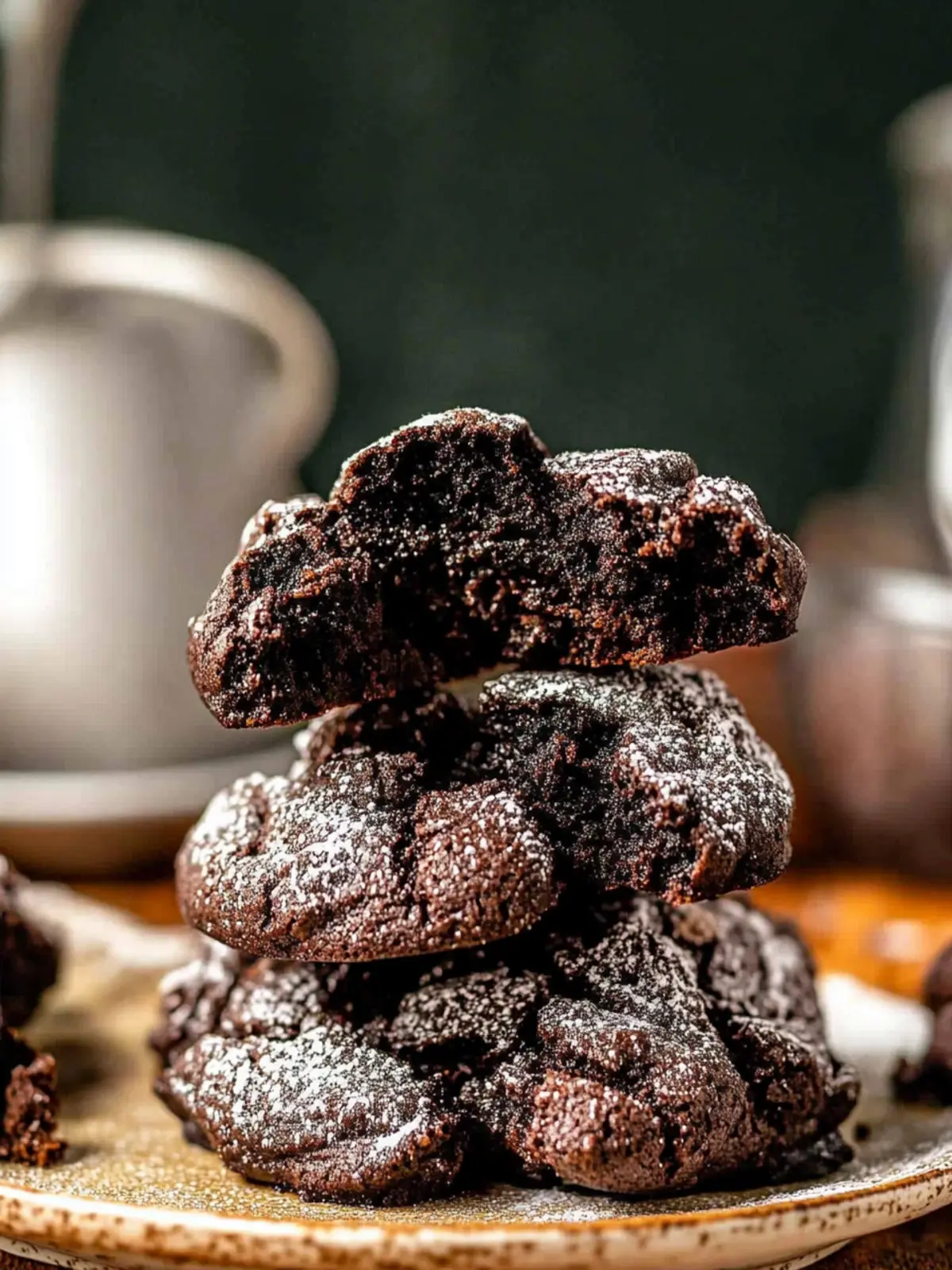 Lump of Coal Bittersweet Chocolate Cookies for Grown-Up Palates 5 “Lump of Coal” Bittersweet Chocolate Cookies