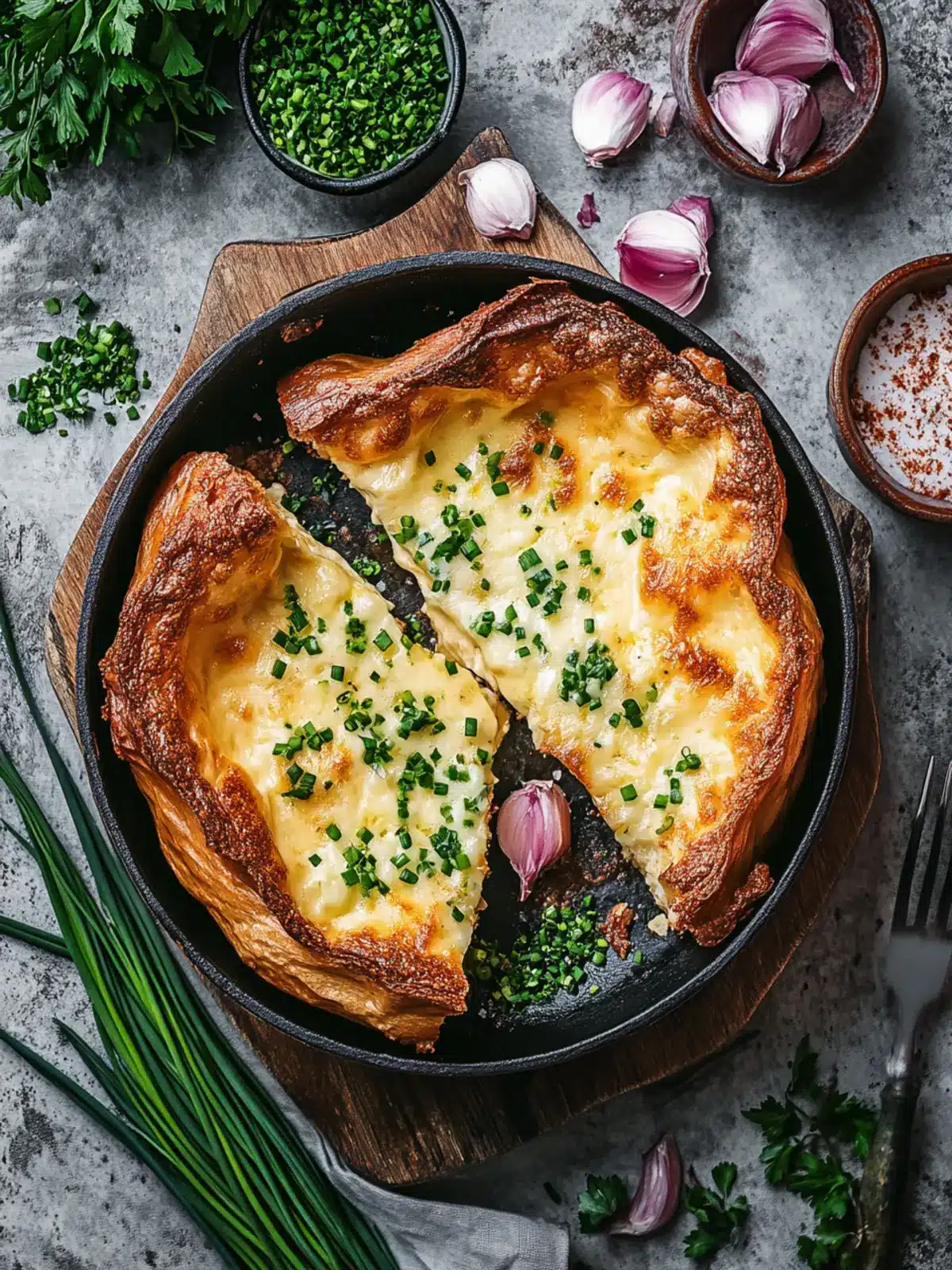 Cheddar and Chive Savory Dutch