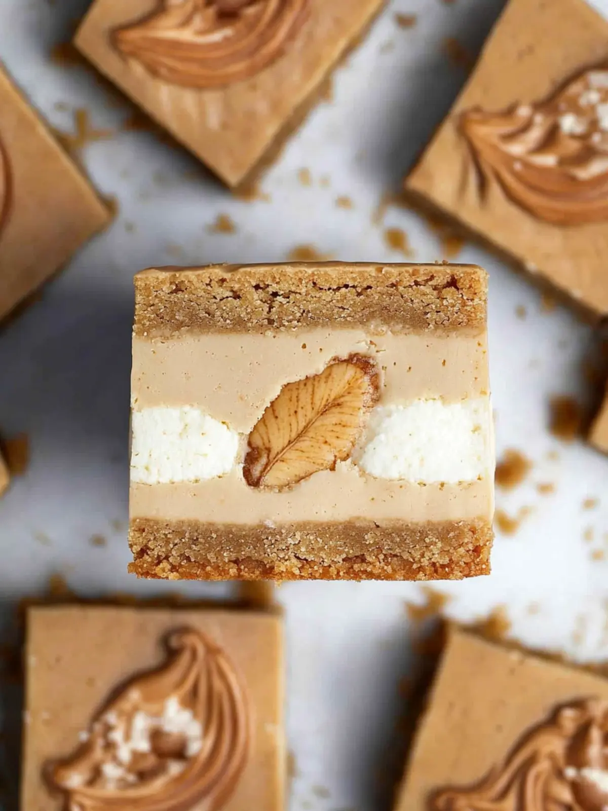 Biscoff Millionaires Shortbread with White Chocolate Bliss 4 Biscoff Millionaires Shortbread With White Chocolate