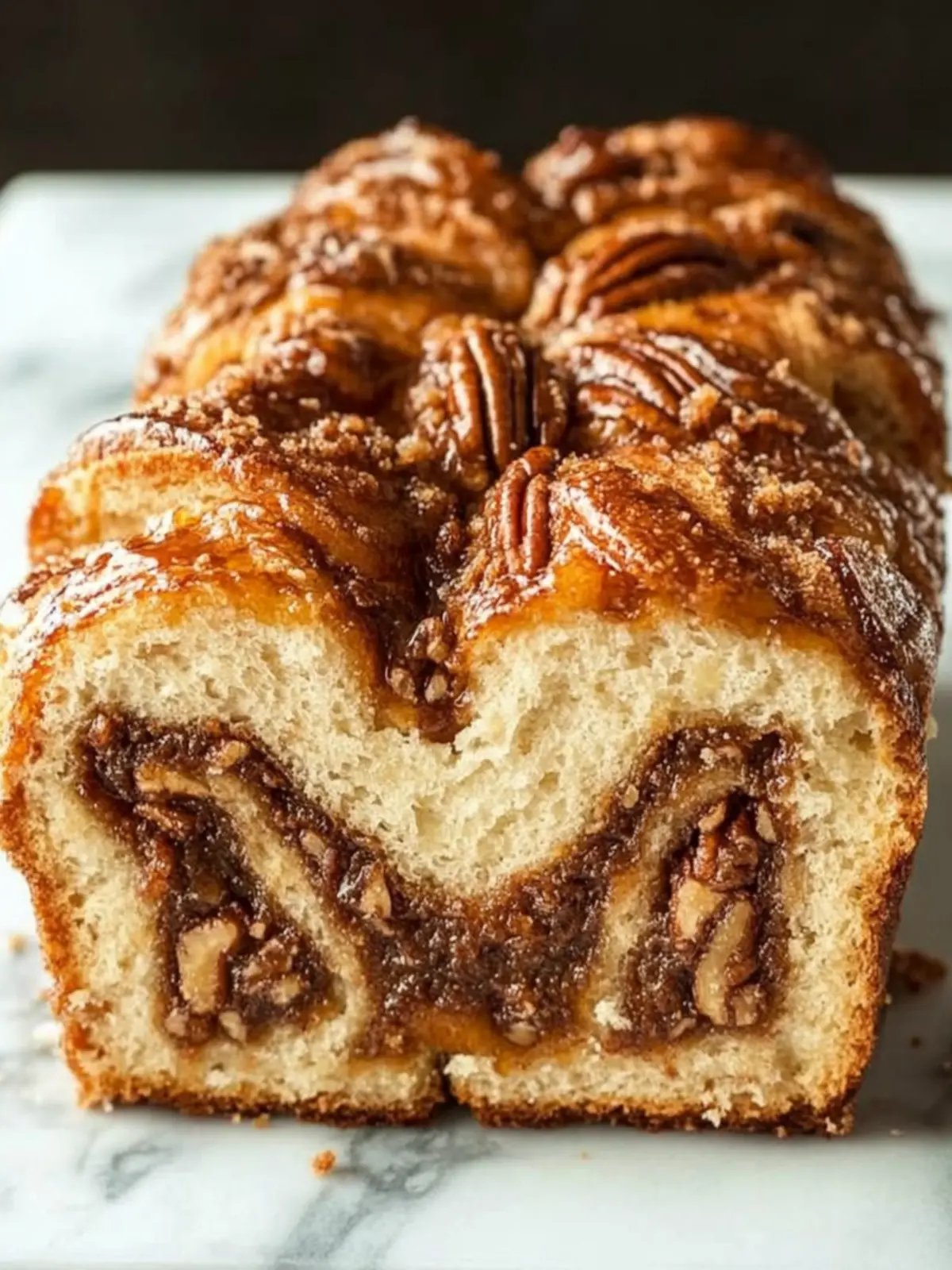 Irresistible Sticky Caramel-Pecan Babka Loaves Recipe 3 Sticky Caramel-Pecan Babka Loaves