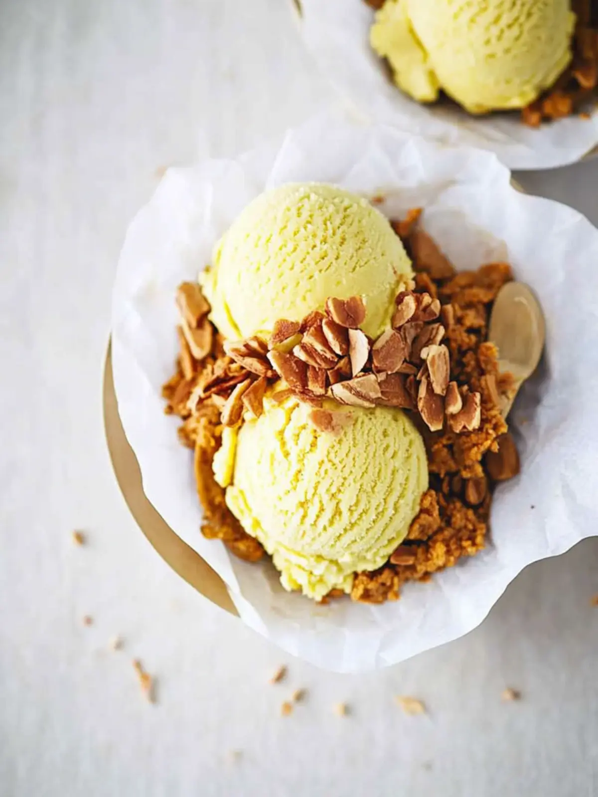 Delicious Vegan Turmeric Ginger Ice Cream with Crunchy Pecans 5 Vegan Turmeric Ginger Ice Cream