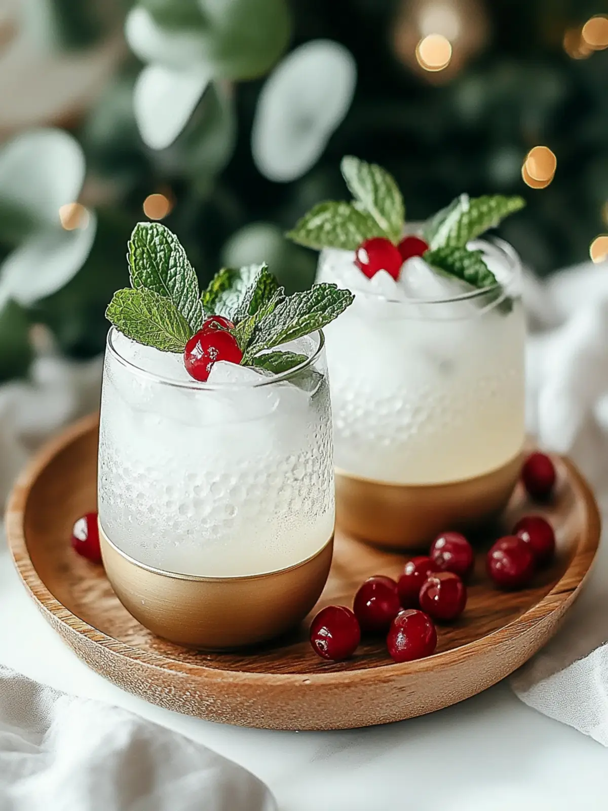White Christmas Mojitos: Sip on Festive Tropical Bliss 2 White Christmas Mojitos