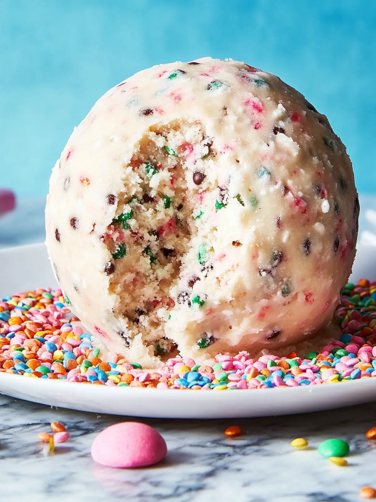 Confetti Cookie Dough Ball: The Ultimate Sweet Party Treat 5 Confetti Cookie Dough Ball