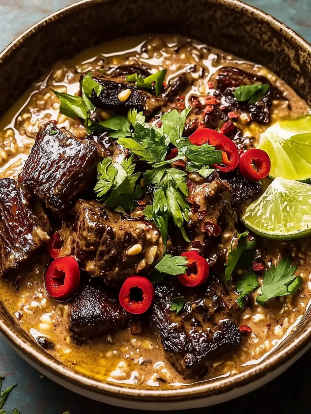 Lemongrass Coconut Braised Beef with Mushrooms Bliss 5 Lemongrass Coconut Braised Beef with Mushrooms