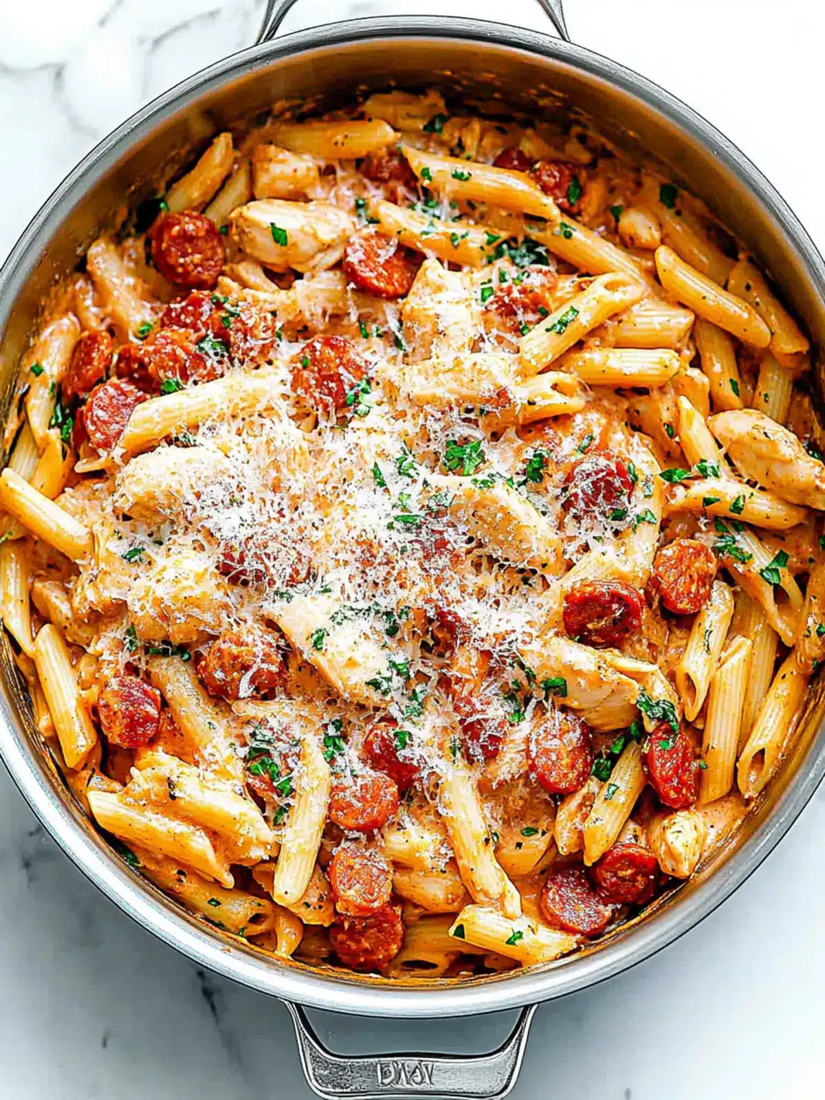 Creamy Chicken and Chorizo Pasta One-Pan Wonder Delight 2 Creamy Chicken and Chorizo Pasta