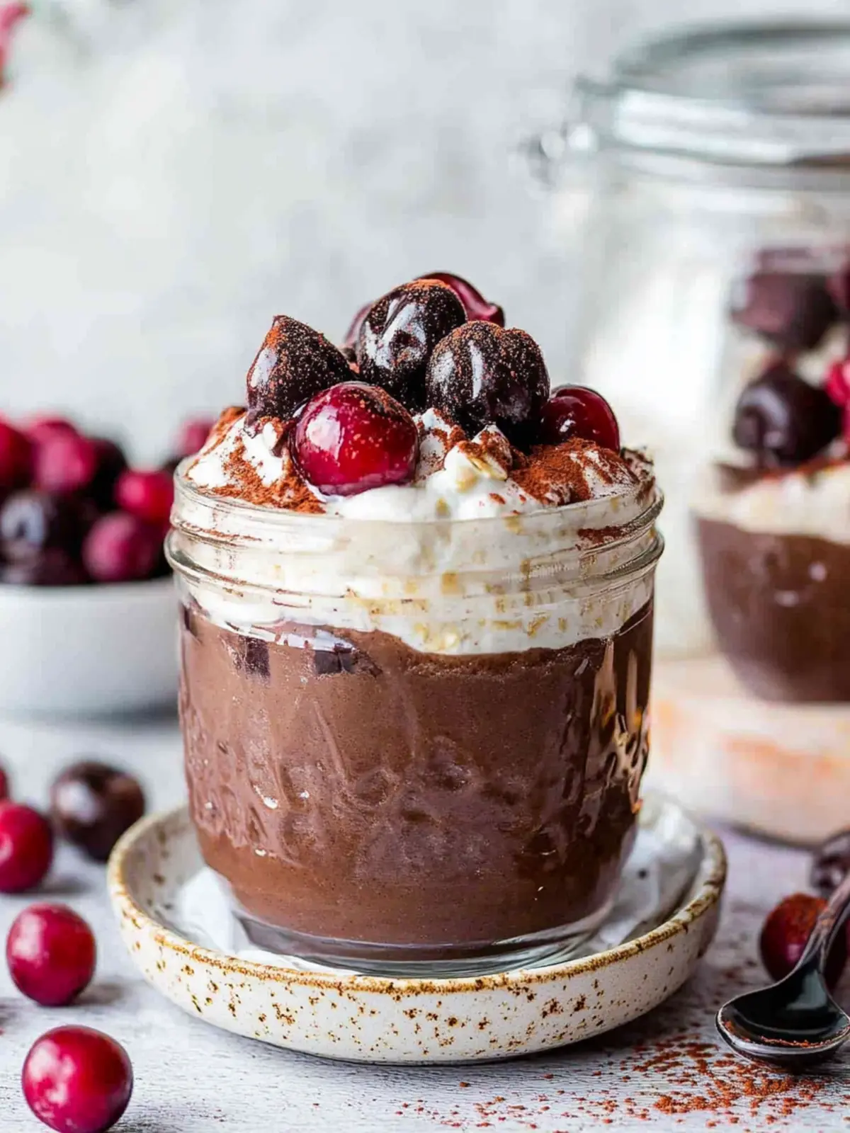 Black Forest Creamy Oats Vegan GF for a Dreamy Breakfast Delight 3 Black Forest Creamy Oats (Vegan GF)