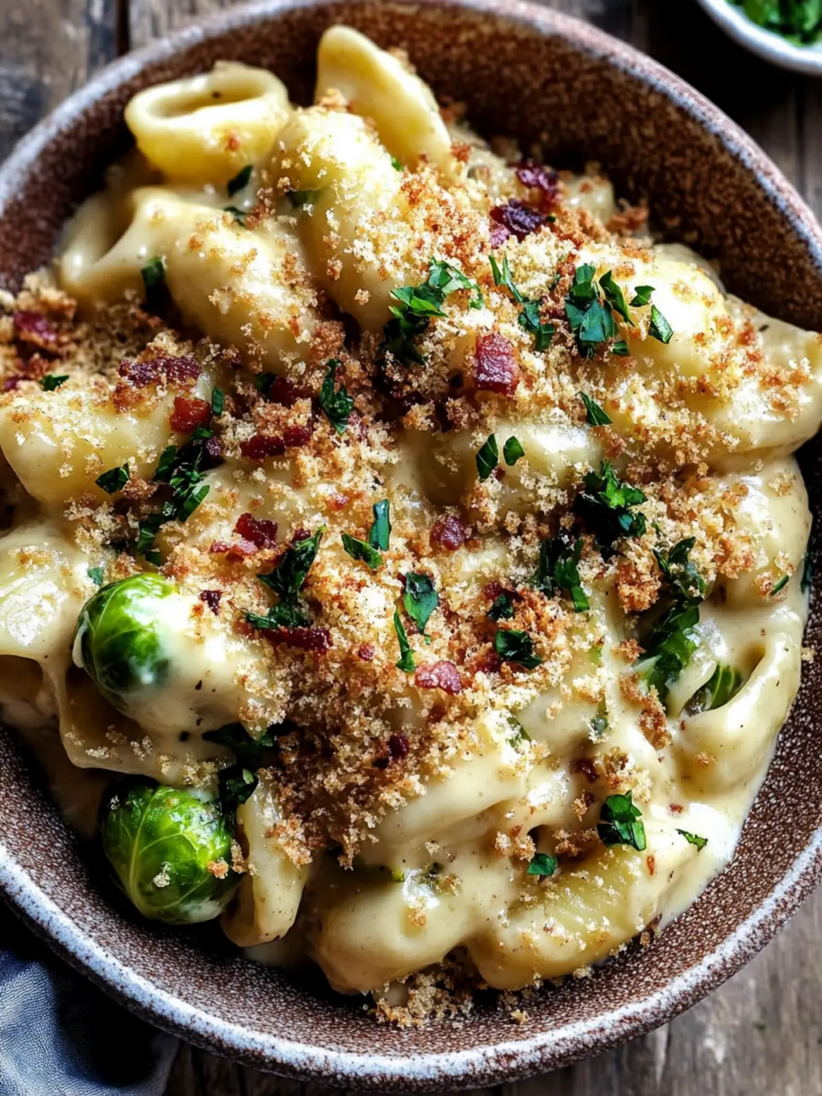 Ultimate Mac and Cheese with Brussels Sprouts & Bacon Breadcrumbs 5 Mac and Cheese with Brussels Sprouts & Bacon Breadcrumbs