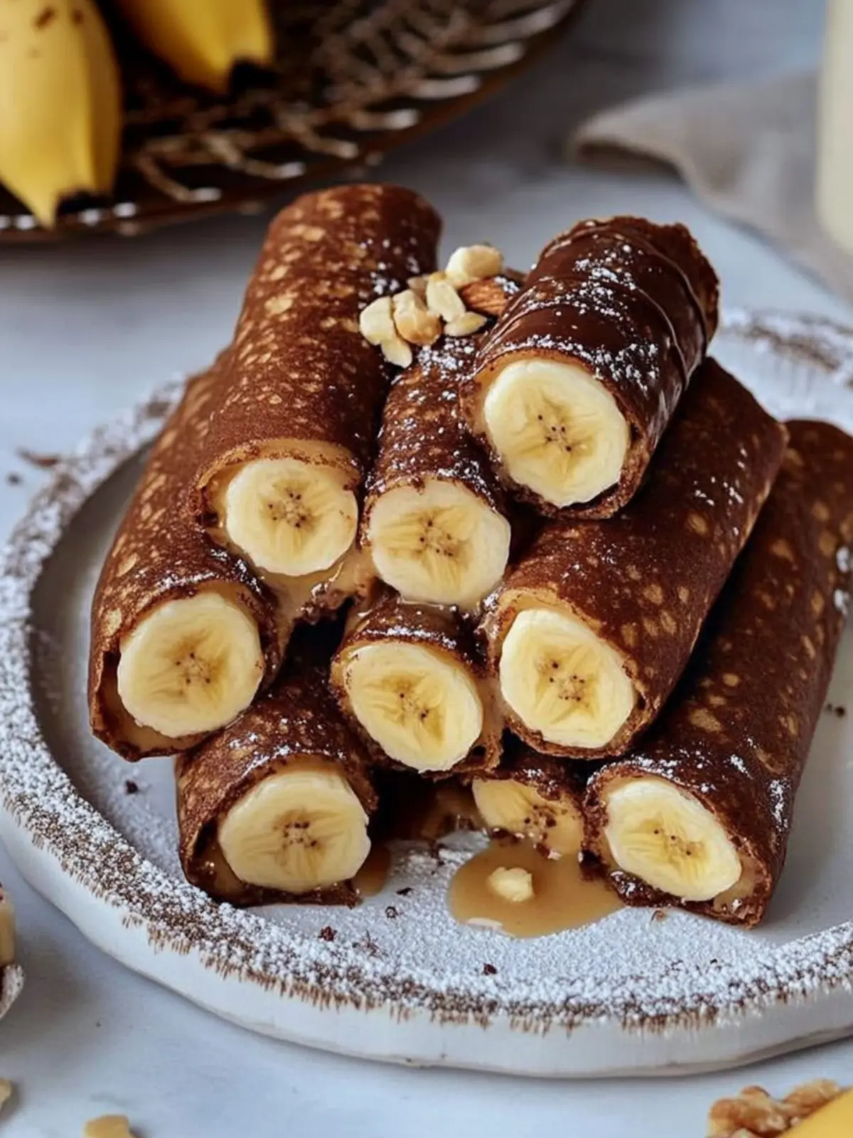 Delicious Chocolate Crepes With Banana for Sweet Moments 3 Chocolate Crepes With Banana