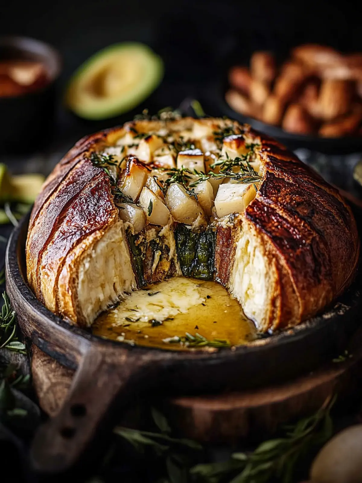 Savor Baked Hot Maple Camembert Sourdough Tonight! 3 Baked hot maple Camembert sourdough