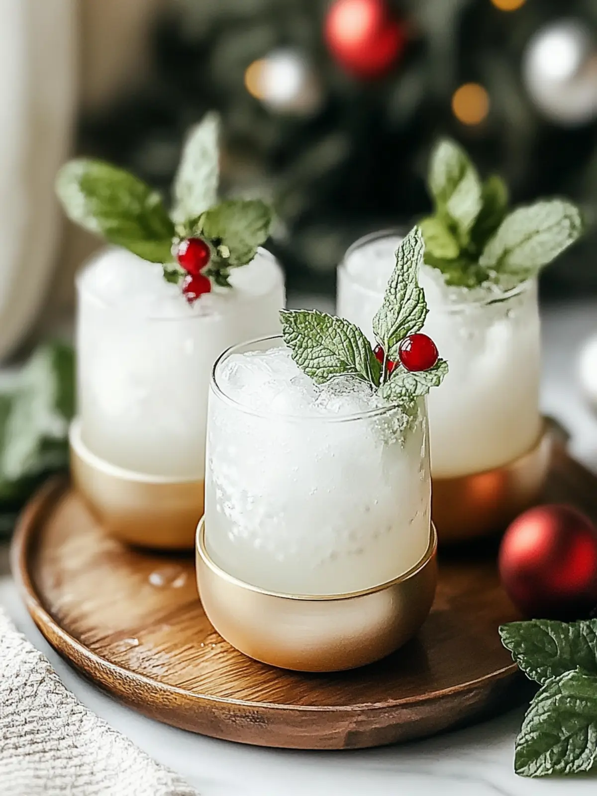 White Christmas Mojitos: Sip on Festive Tropical Bliss 3 White Christmas Mojitos