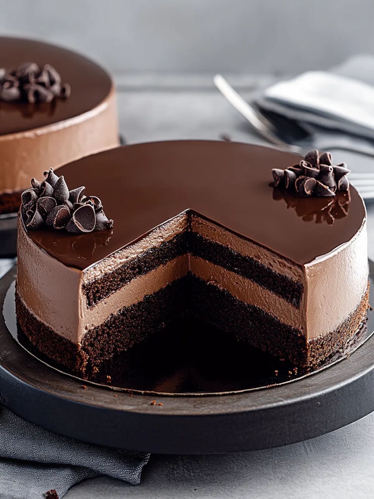 Decadent Chocolate Mousse Cake Everyone Will Rave About 3 Chocolate Mousse Cake