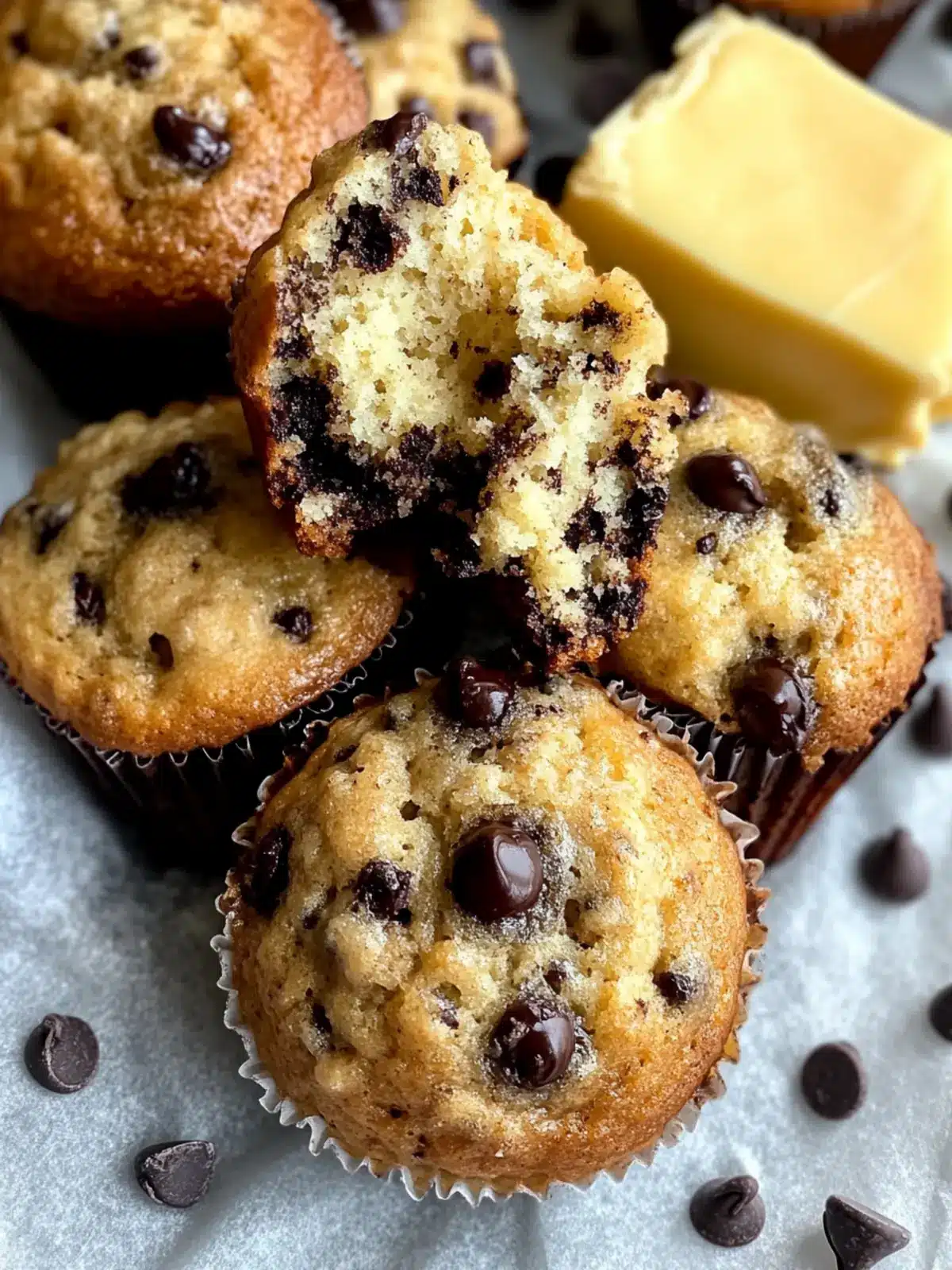 Bakery-Style Brown Butter Chocolate Chip Muffins for Warm Mornings 2 Bakery-Style Brown Butter Chocolate Chip Muffins