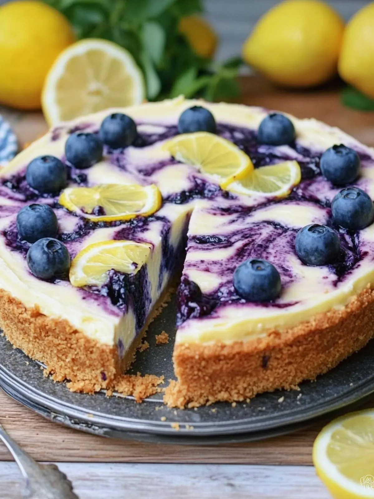Ultimate Lemon Blueberry Cheesecake That Everyone Will Love 5 Lemon Blueberry Cheesecake