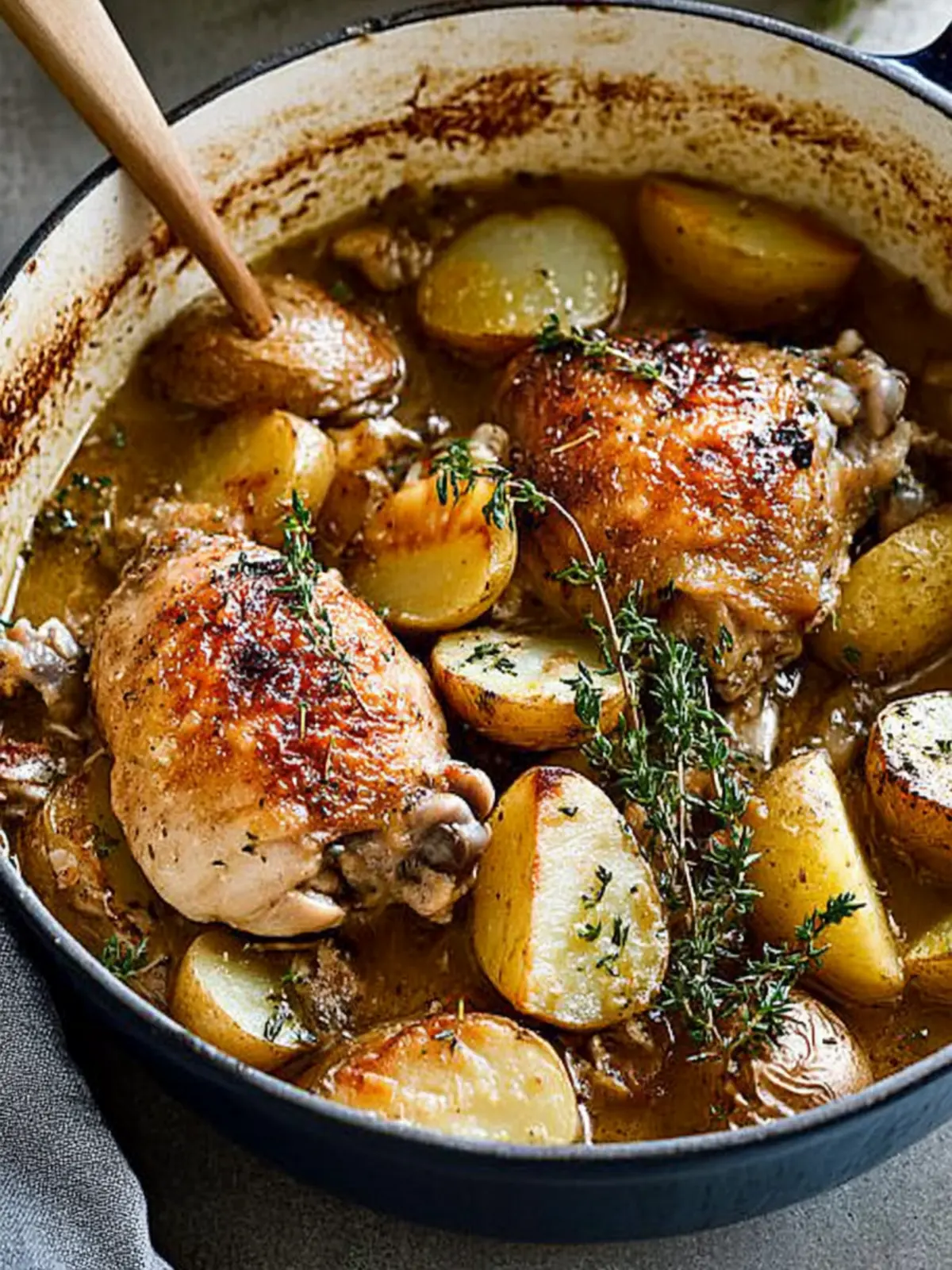 Delicious French-Style Chicken and Potatoes for Cozy Nights 2 French-style chicken and potatoes
