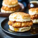 Crispy Chicken Biscuit with Honey Butter Sauce to Savor 8 Crispy Chicken Biscuit with Honey Butter Sauce