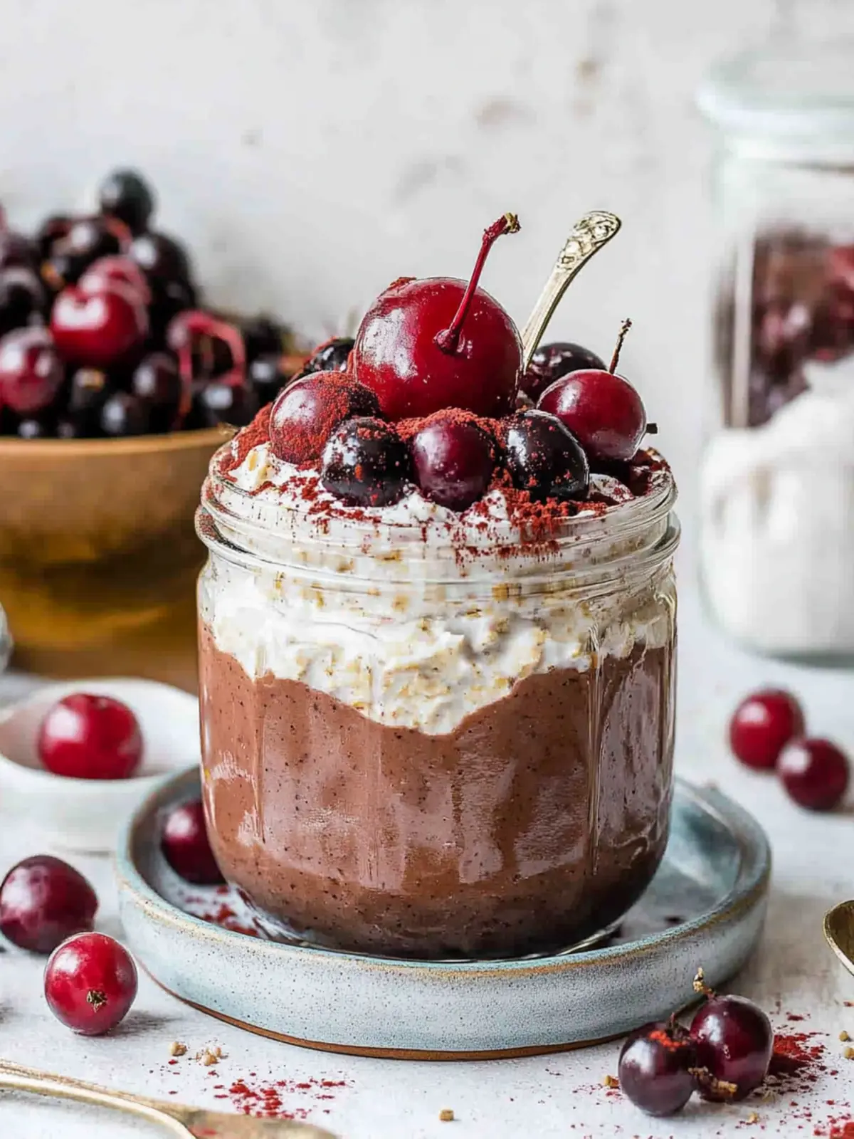 Black Forest Creamy Oats Vegan GF for a Dreamy Breakfast Delight 4 Black Forest Creamy Oats (Vegan GF)