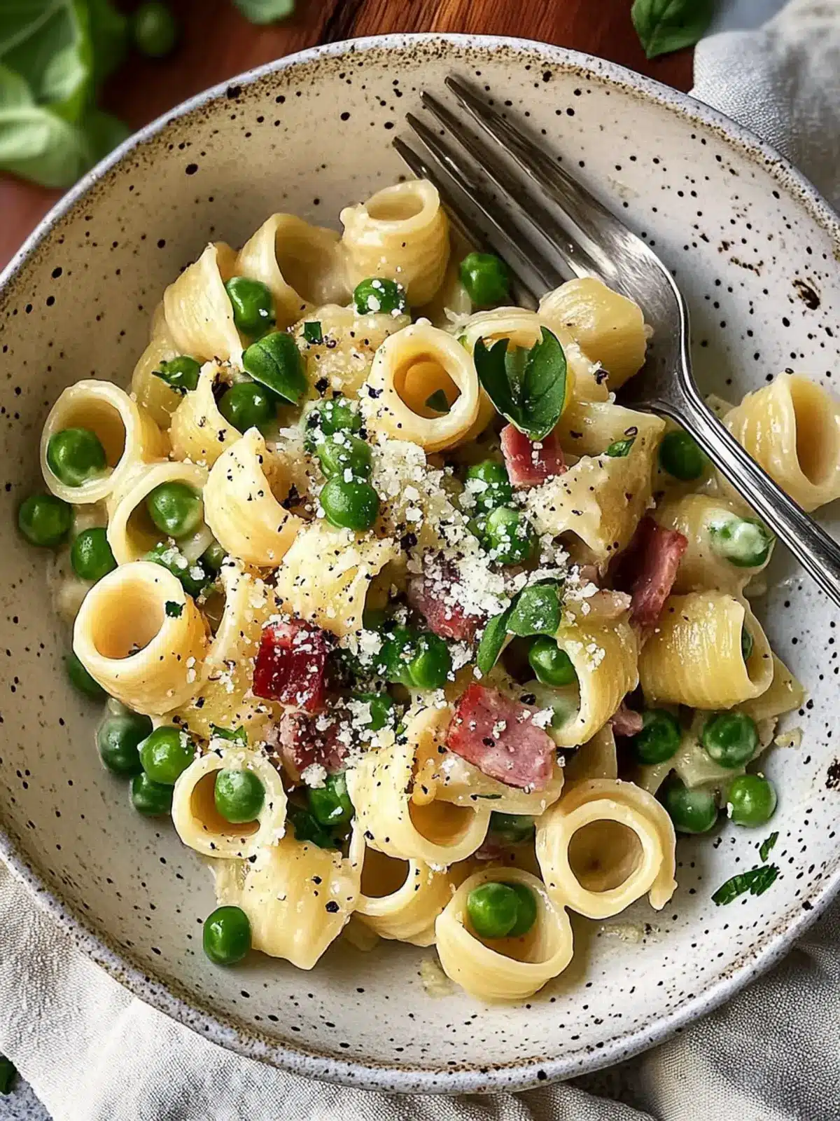 Creamy Pancetta & Pea Pasta: Your Ultimate Comfort Dish 4 Creamy Pancetta & Pea Pasta