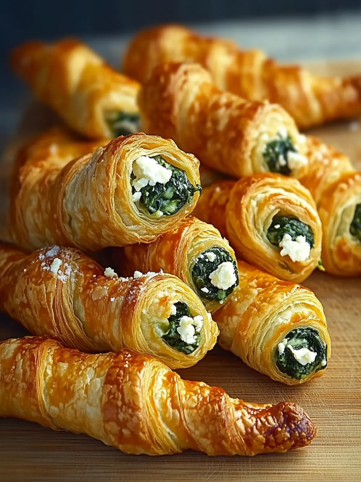 Delicious Spinach Feta Puff Pastry Twists for Easy Entertaining 3 Delicious Spinach Feta Puff Pastry Twists