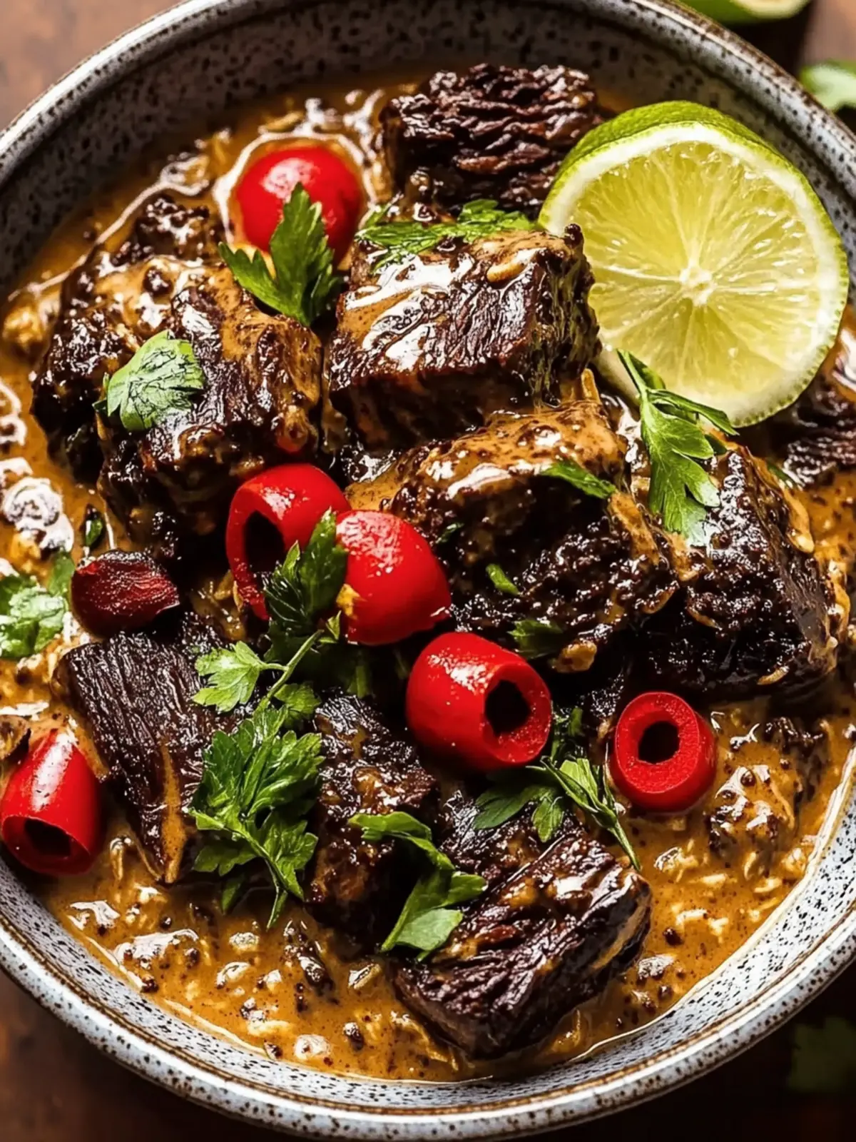 Lemongrass Coconut Braised Beef with Mushrooms Bliss 3 Lemongrass Coconut Braised Beef with Mushrooms