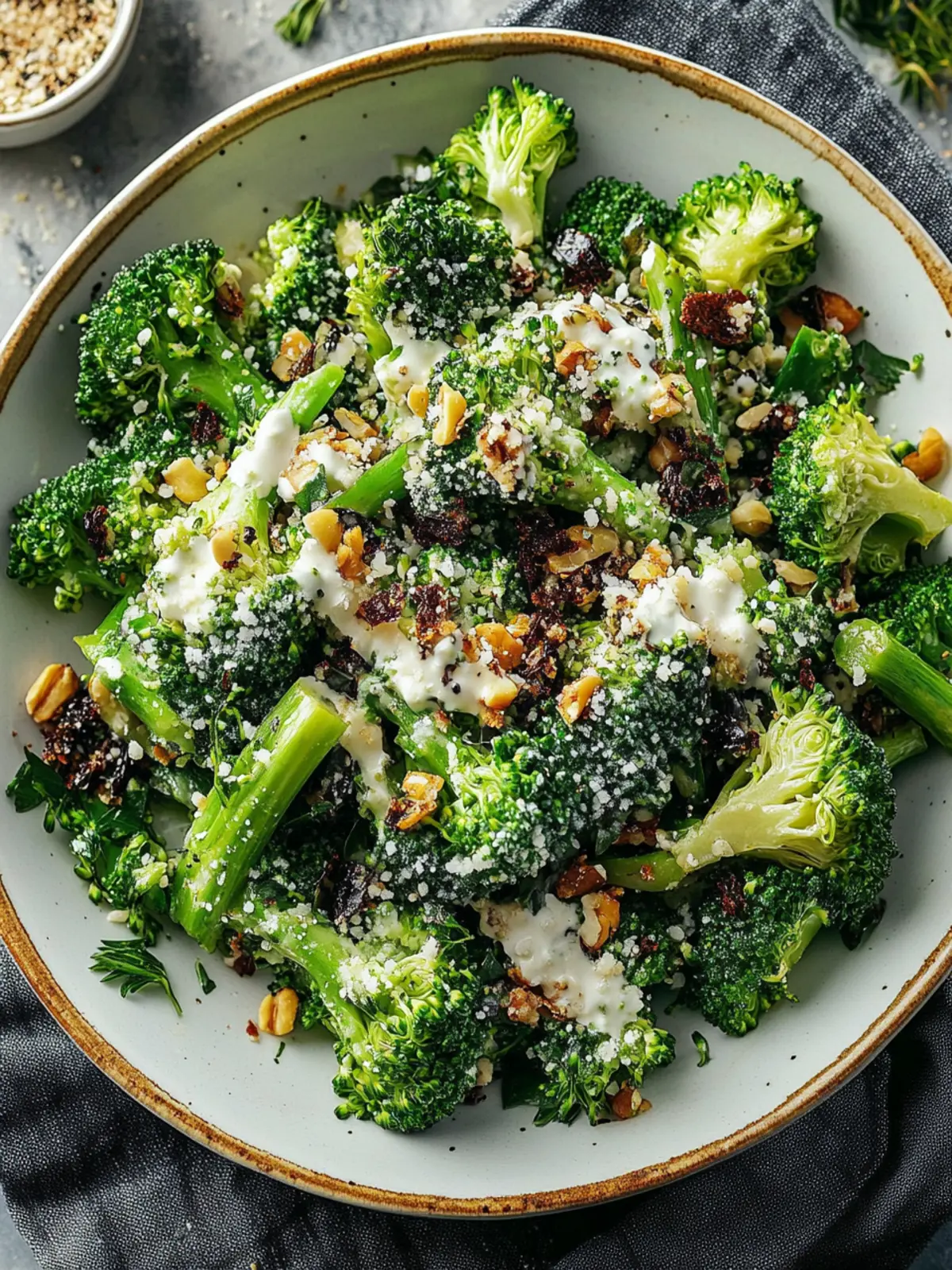 Amazing Broccoli Salad with Pine Nuts and Parmesan Bliss 5 Broccoli Salad