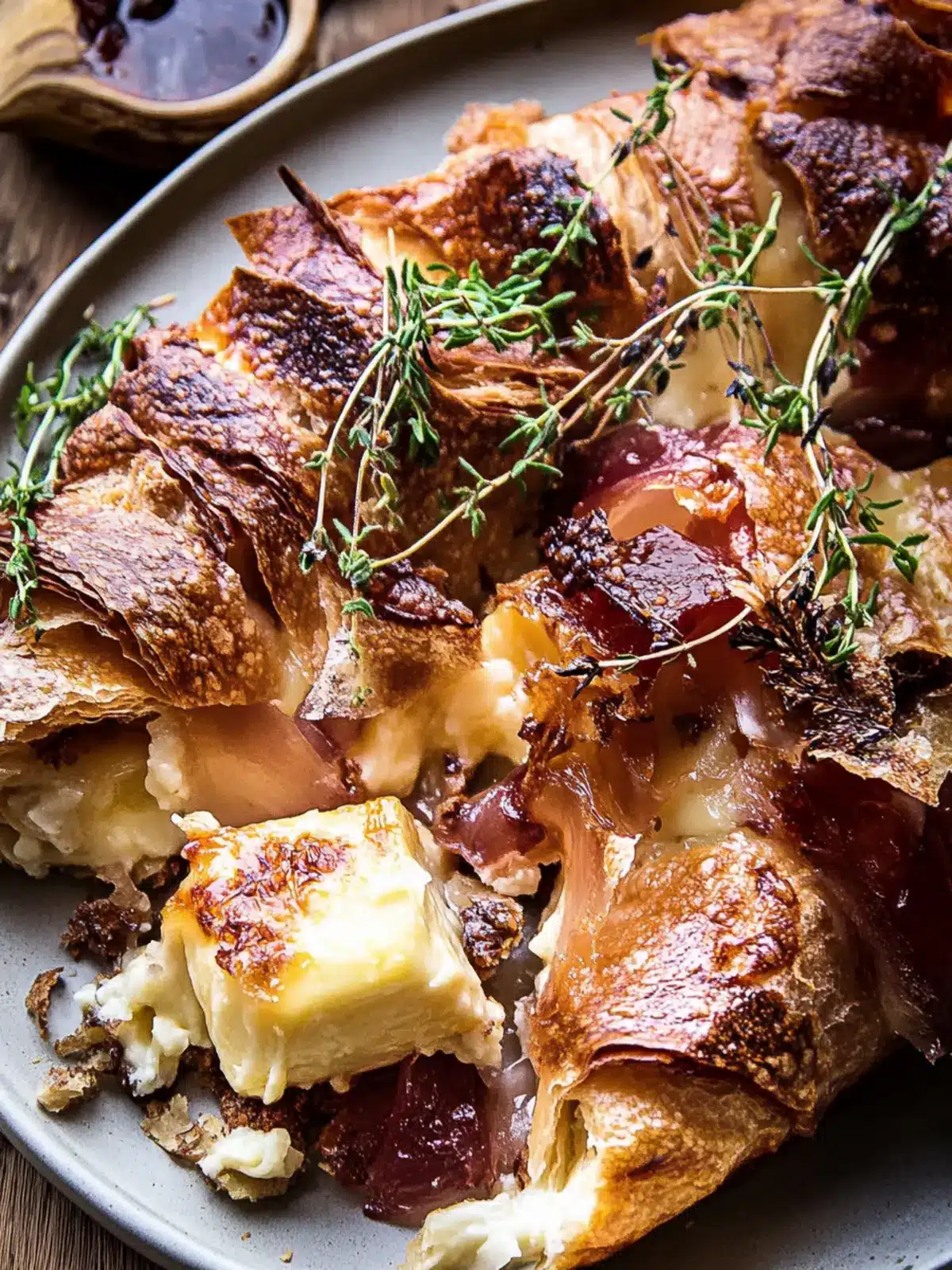 Prosciutto Wrapped Baked Brie in Pastry