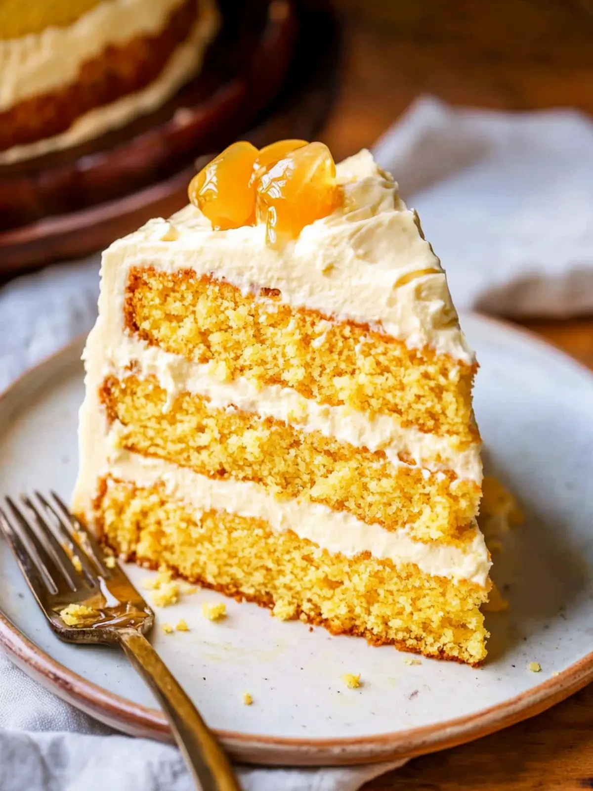 Irresistible Layered Cornbread Cake with Whipped Honey Butter Frosting 5 Layered Cornbread Cake with Whipped Honey Butter Frosting