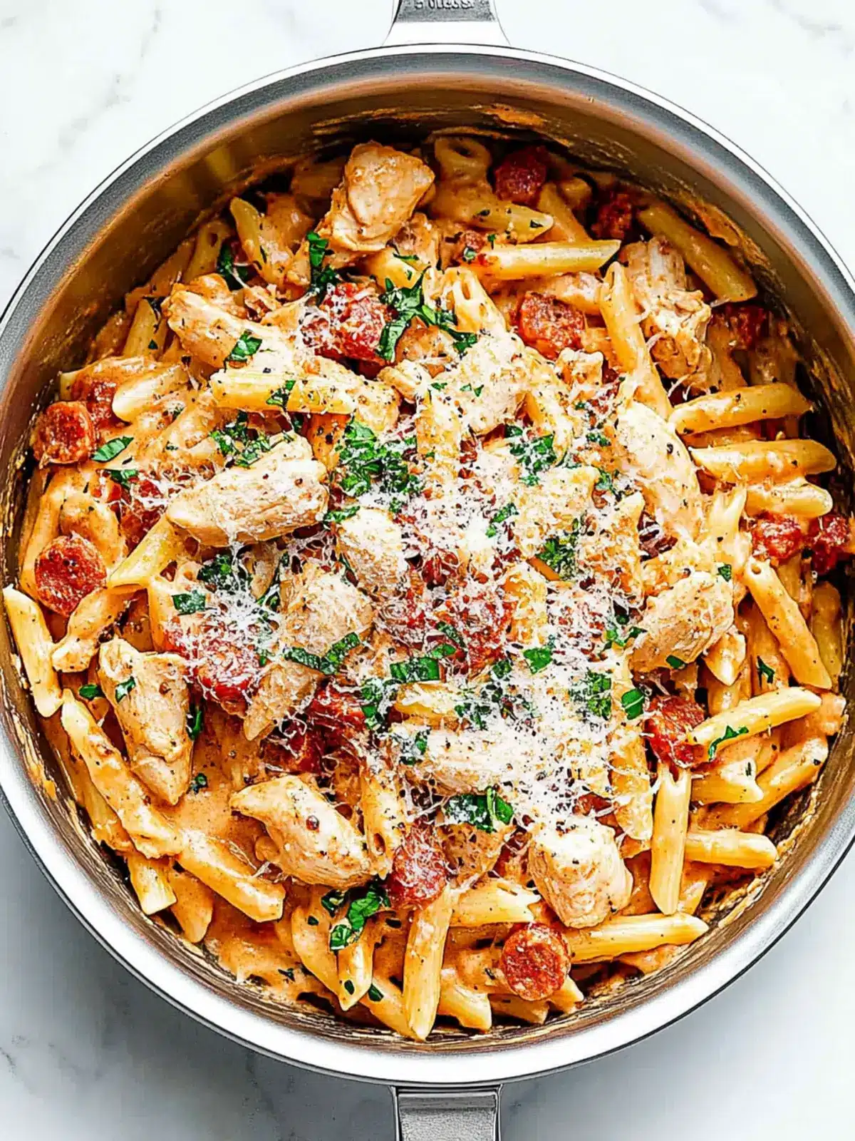 Creamy Chicken and Chorizo Pasta One-Pan Wonder Delight 4 Creamy Chicken and Chorizo Pasta