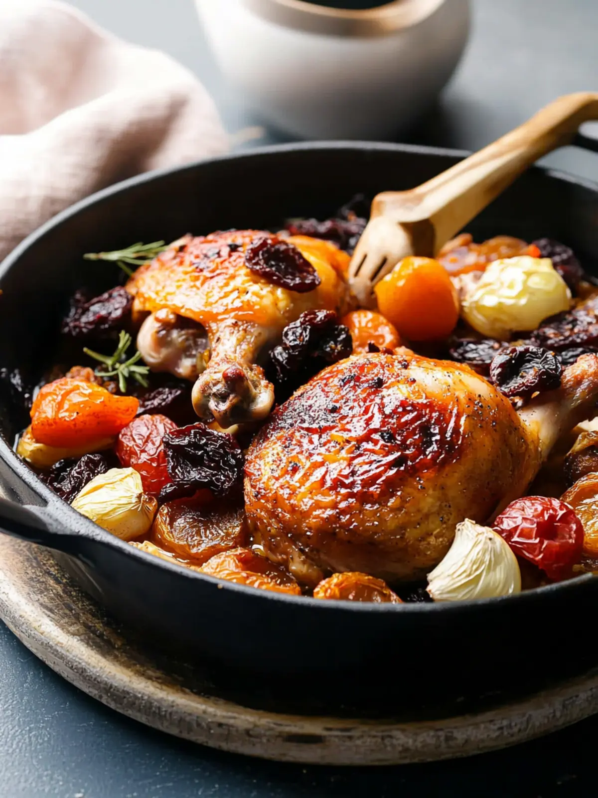 Easy Roast Chicken with Dried Fruit for Flavorful Home Cooking 3 Easy Roast Chicken with Dried Fruit