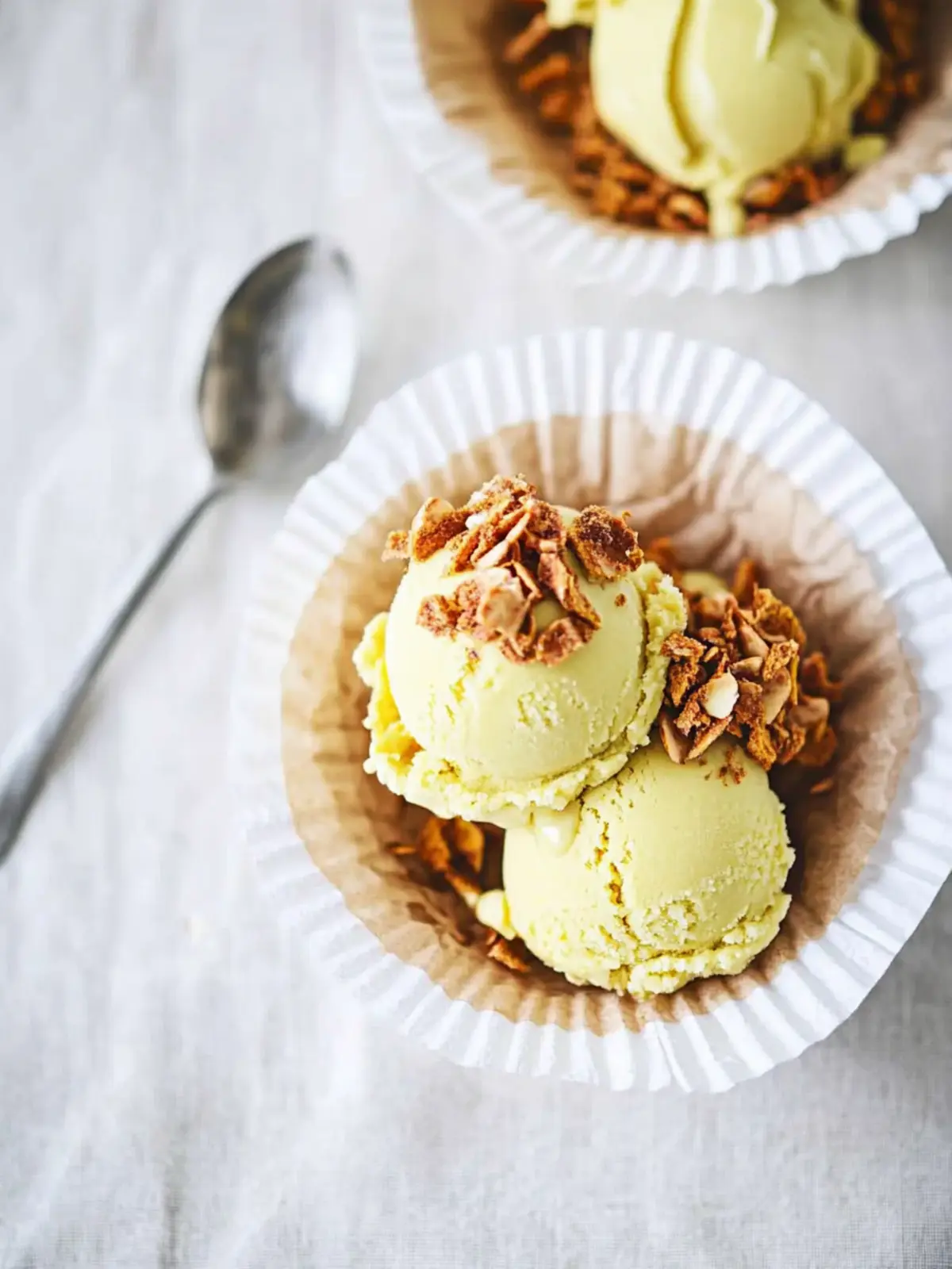 Delicious Vegan Turmeric Ginger Ice Cream with Crunchy Pecans 3 Vegan Turmeric Ginger Ice Cream