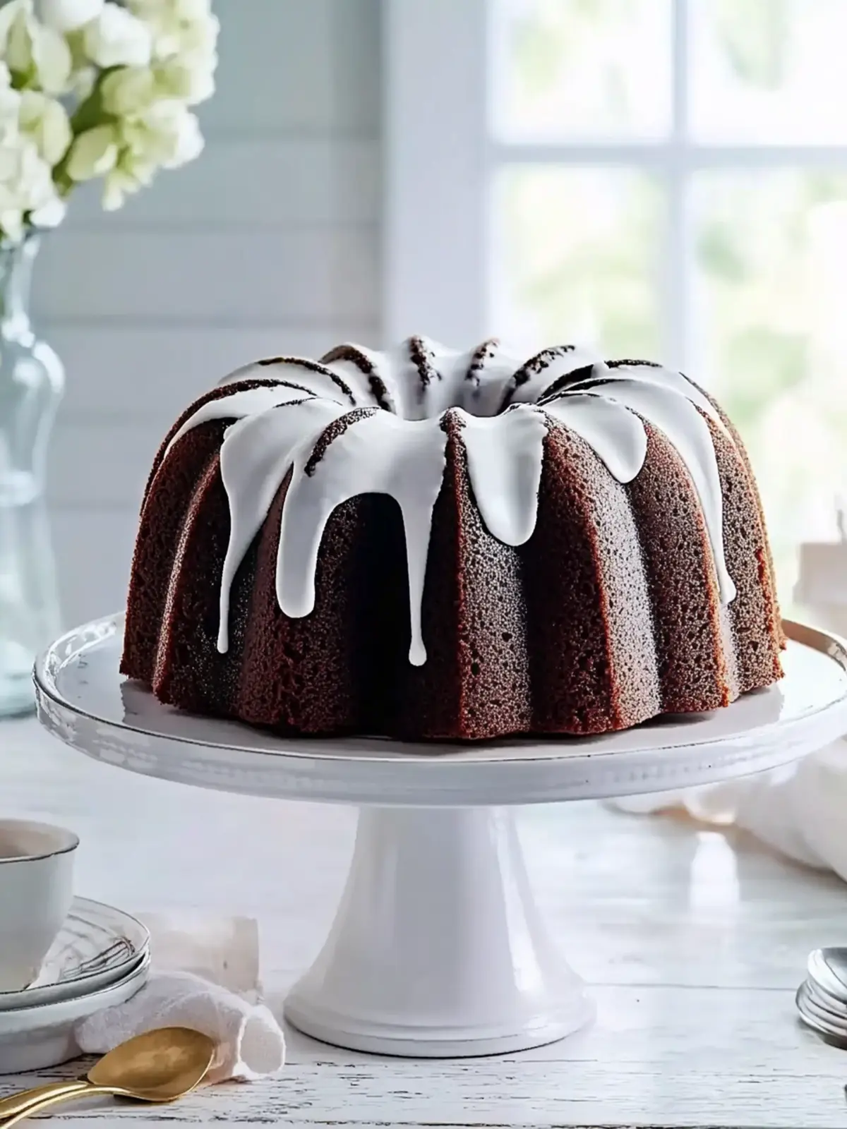 Decadent Triple-Chocolate Buttermilk Pound Cake Recipe 2 Triple-Chocolate Buttermilk Pound Cake