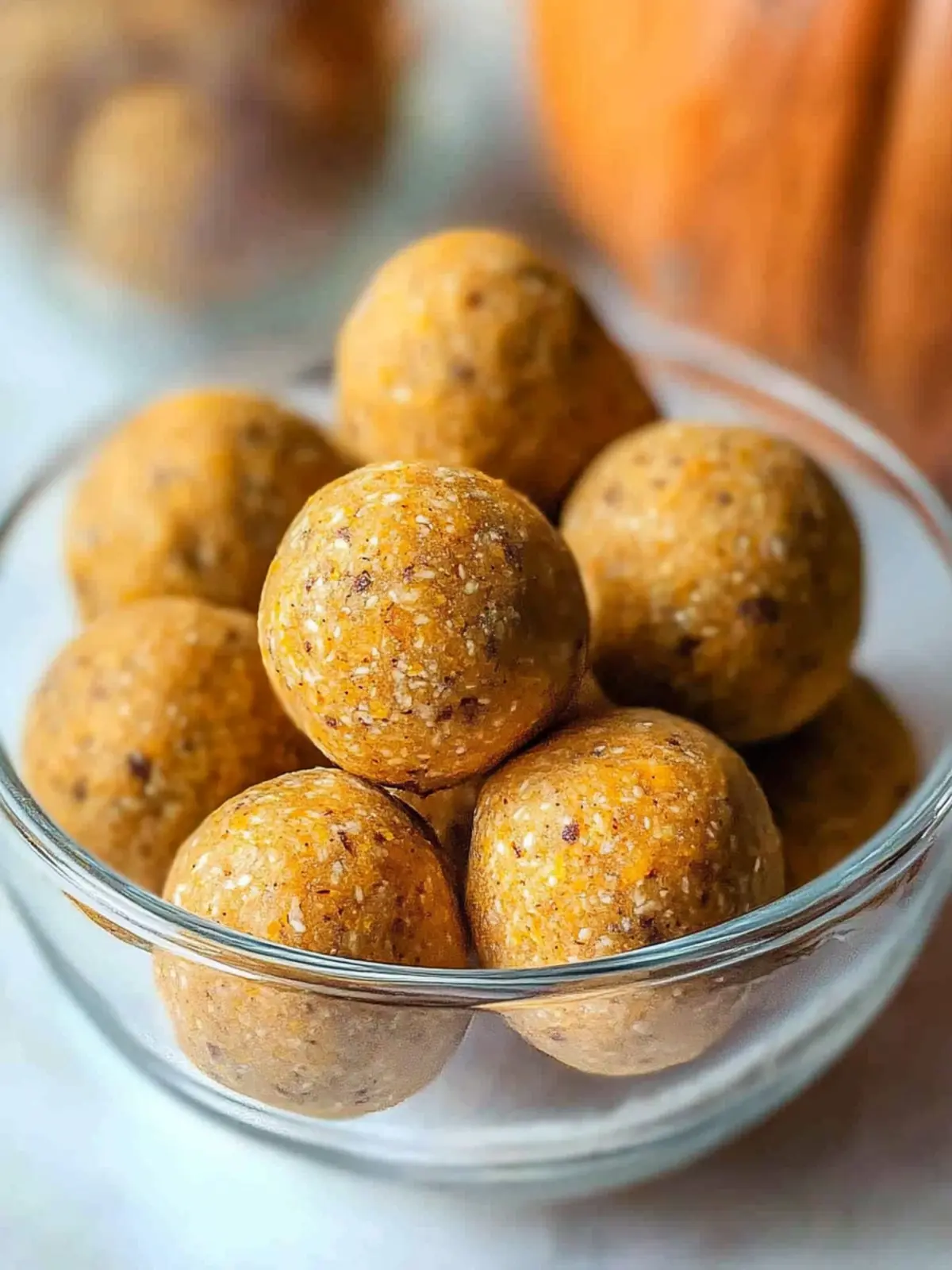 No Bake Pumpkin Protein Balls for Guilt-Free Snacking Delight 3 No Bake Pumpkin Protein Balls
