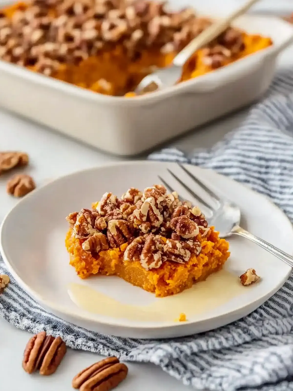 Pecan Texas Roadhouse Copycat Sweet Potato Casserole