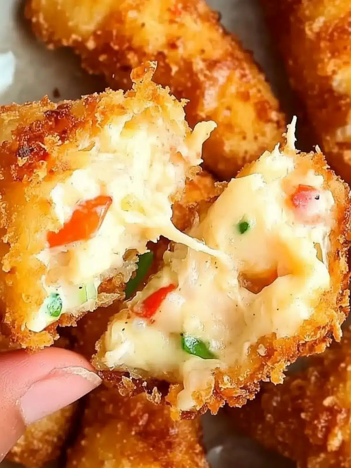 Crispy Crab Rangoon Mozzarella Sticks Your New Favorite Snack 4 Crab Rangoon Mozzarella Sticks