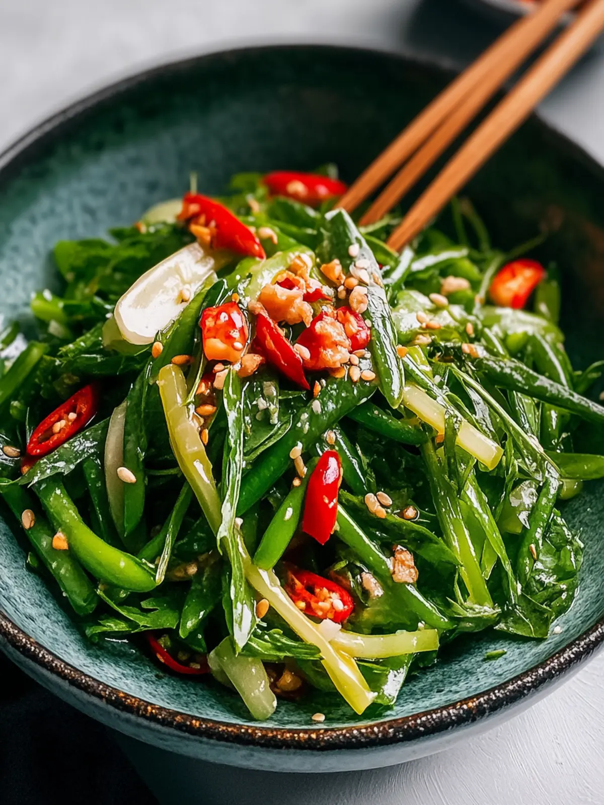 Refreshing Tiger Salad with Cilantro and Crunchy Cucumber 5 Tiger Salad